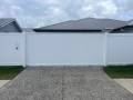 Sliding PVC gate